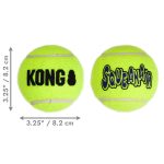 KONG AIR Squeaker, 2 tenis loptice L, igračka za pse - Slika 2