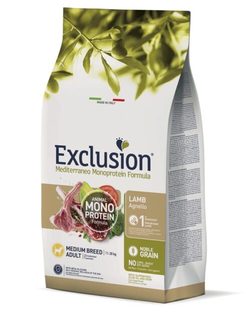 Exclusion Mediterraneo - adult janjetina, srednje zrno 3kg