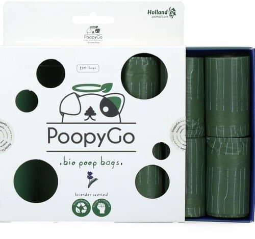 PoopyGo Bio, higijenske bio vrećice, miris lavande 8x15 vrećica