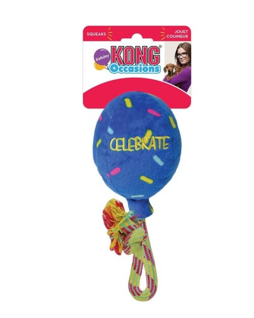 Kong Occasions Birthday baloon plava