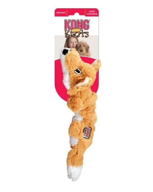 Kong SCRUNCH KNOTS lisica M/L, igračka za pse