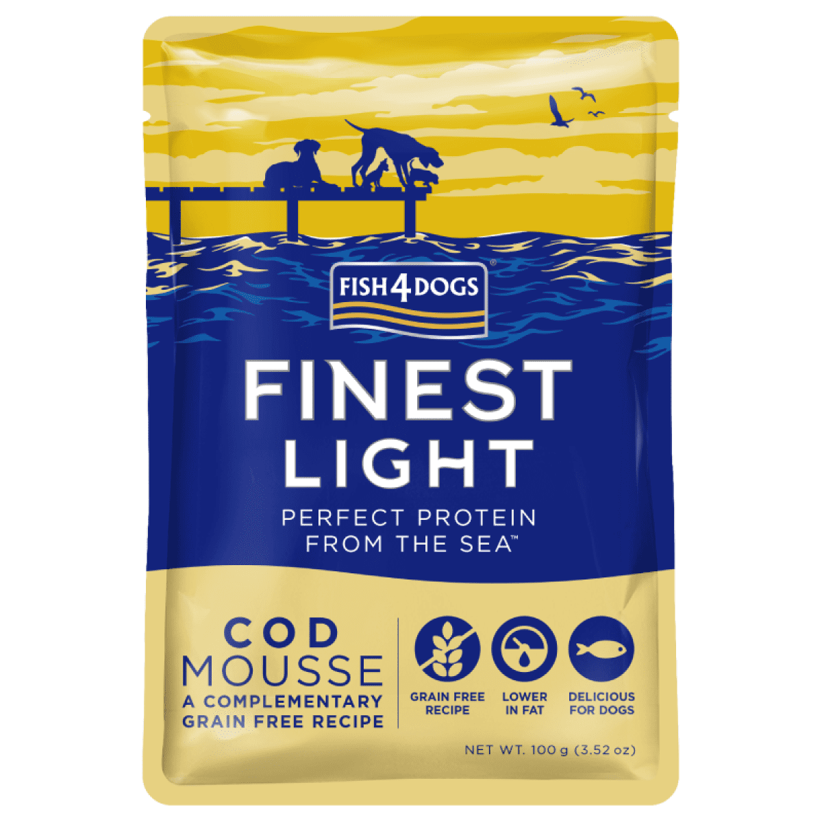 Fish4Dogs Finest Light mousse od bakalara 100g