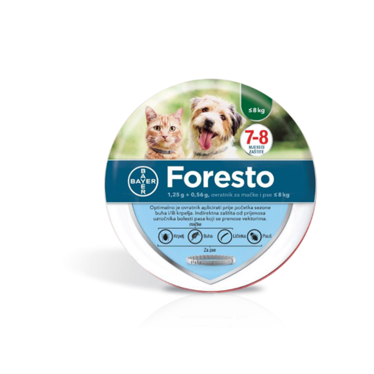 Foresto® Ogrlica protiv buha i krpelja za mačke i pse do 8 kg