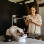Hunter Ceramic Cat Bowl LANGA BIJELA – keramička zdjelica s postoljem za mačke - Slika 3