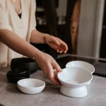 Hunter Ceramic Cat Bowl LANGA BIJELA – keramička zdjelica s postoljem za mačke - Slika 5