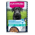 EUKANUBA Adult konzerva bogata pastrvom i batatom